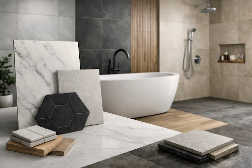 Tile Vinyl or Stone